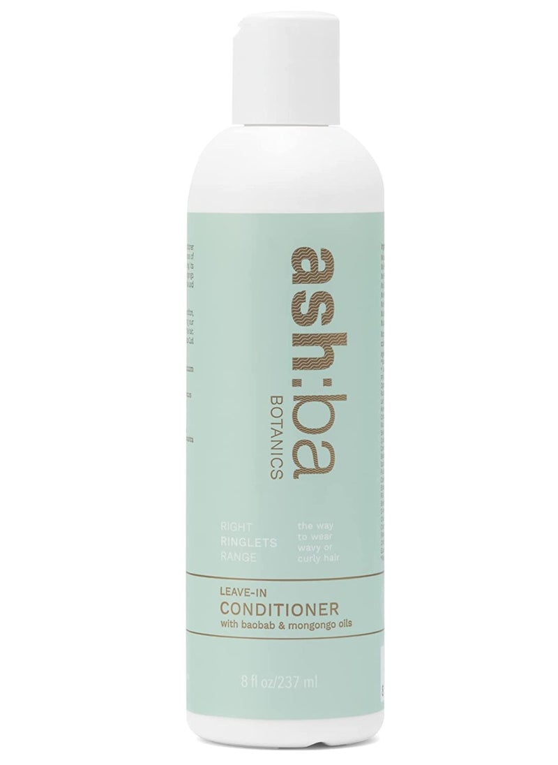 Ashba Botanics Leave-in Conditioner for Curly & Wavy Hair 237 ML Leave-in Cream For Men & Women Paraben Silicone Free Premium Ingredients  - Image 1