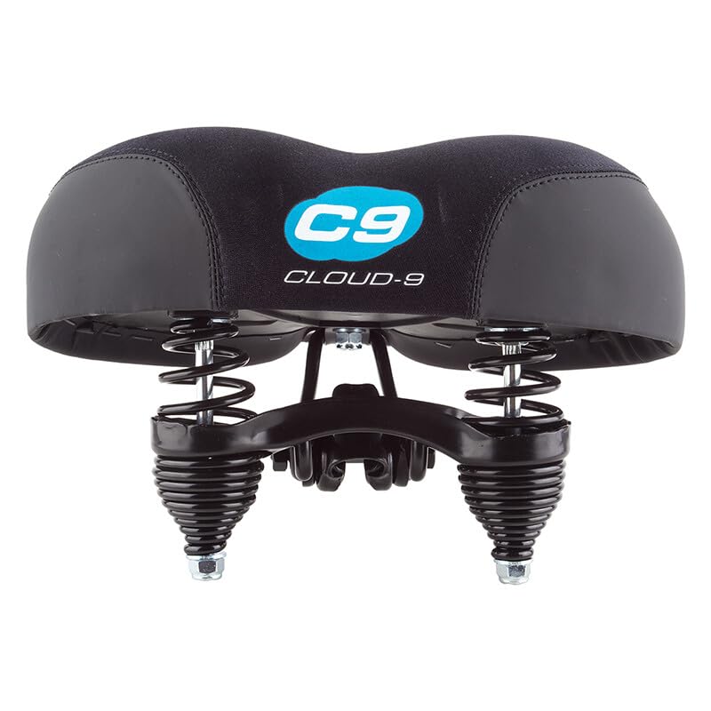 Cloud-9 Cruiser Gel Saddle, 10.5" x 10.5" Black- Lycra - Image 2