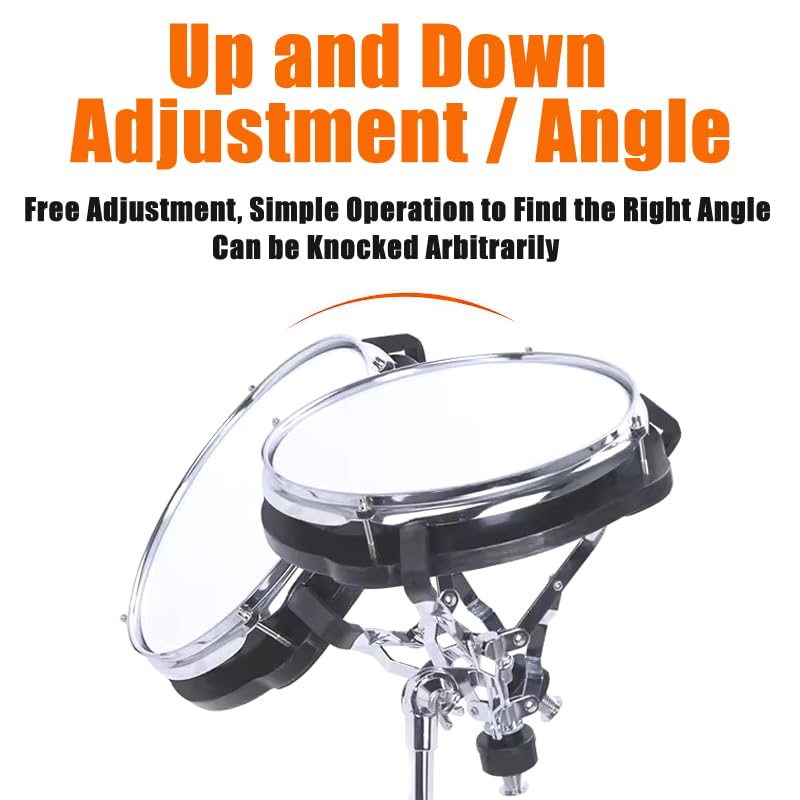 Softline Pro SP SS-S200 Concert Snare Drum Stand Adjustable Snare Stand Double Braced Fit for 10"-14" Dia Drums, Height Range 50-68.5cm - Image 4