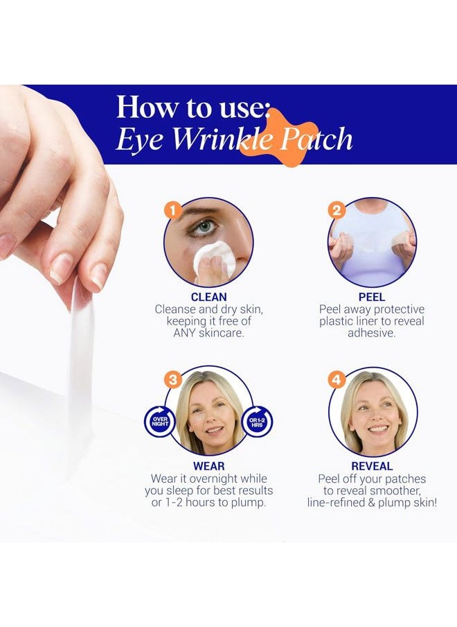 WRINKLES SCHMINKLES - Under Eye Patches - Rejuvenate Wrinkles with Medical Grade Silicone Reusable Anti-Wrinkle Patches for Under Eye Treatment, Banish Dark Circles (3 Pairs) - Image 1