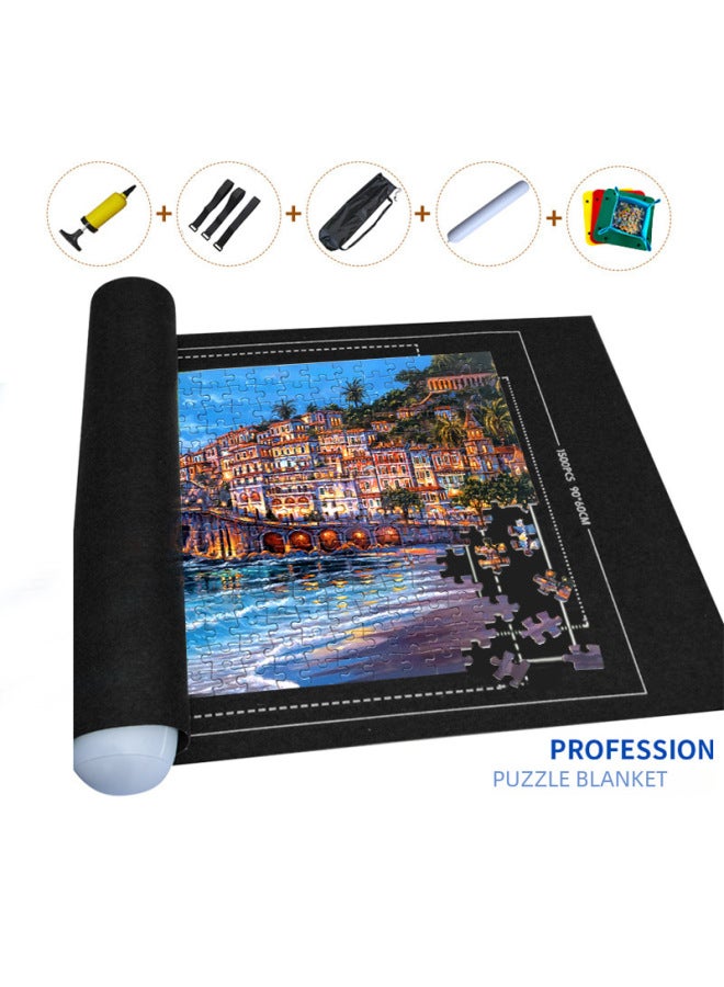 بساط ألغاز من اللباد مكون من 1500 قطعة من Hot Product - اللون: 1500 أسود - Image 3