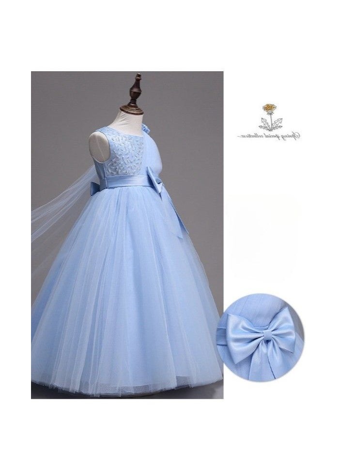 Princess Dress Birthday Party Flower Girl Dress Tulle Dress Long Dress - Image 2