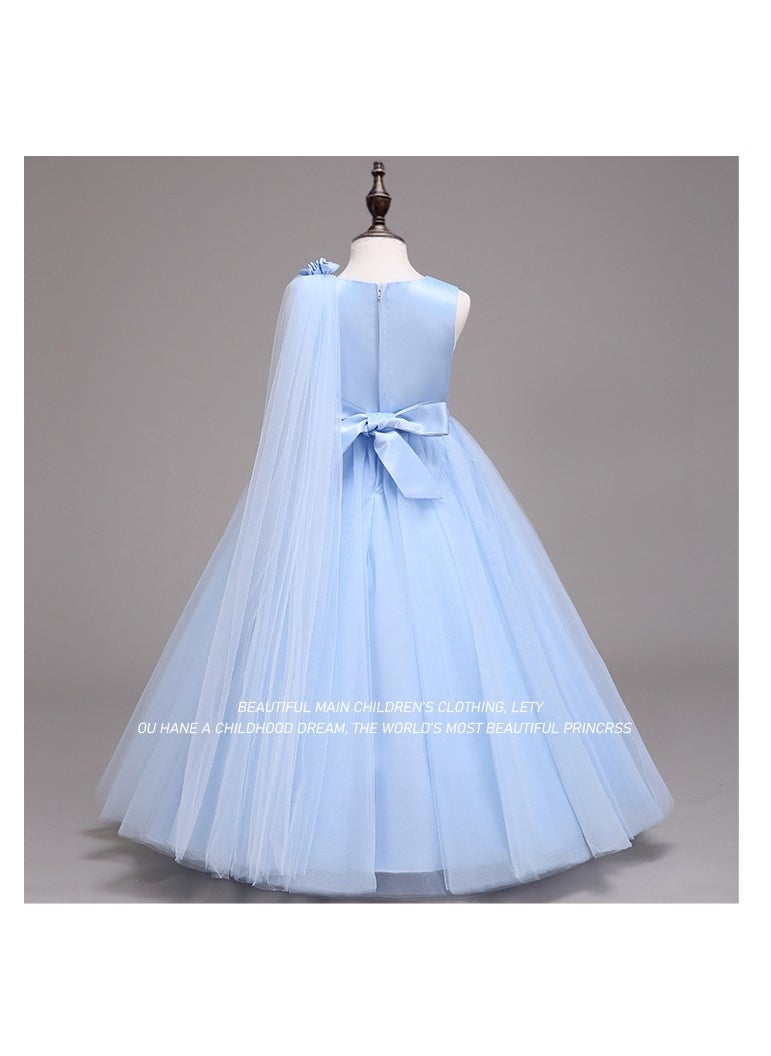 Princess Dress Birthday Party Flower Girl Dress Tulle Dress Long Dress - Image 4