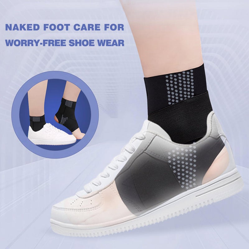meeggrace Upgraded Ankle Brace, Ankle Sprain, Tendonitis and Arthritis Foot Brace, Adjustable Breathable Compression Ankle Brace, Ankle Support Stabilizer Wrap (Men's 5-7/Women's 6-8) - Image 5