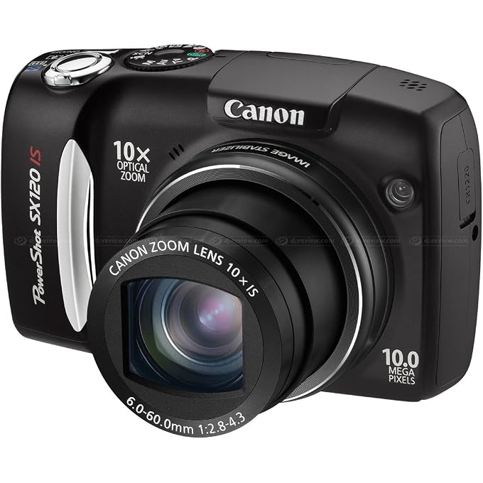Canon PowerShot SX120IS 10MP Digital Camera with 10x Optical Images Stabilized Zoom and 3-inch LCD - Image 1