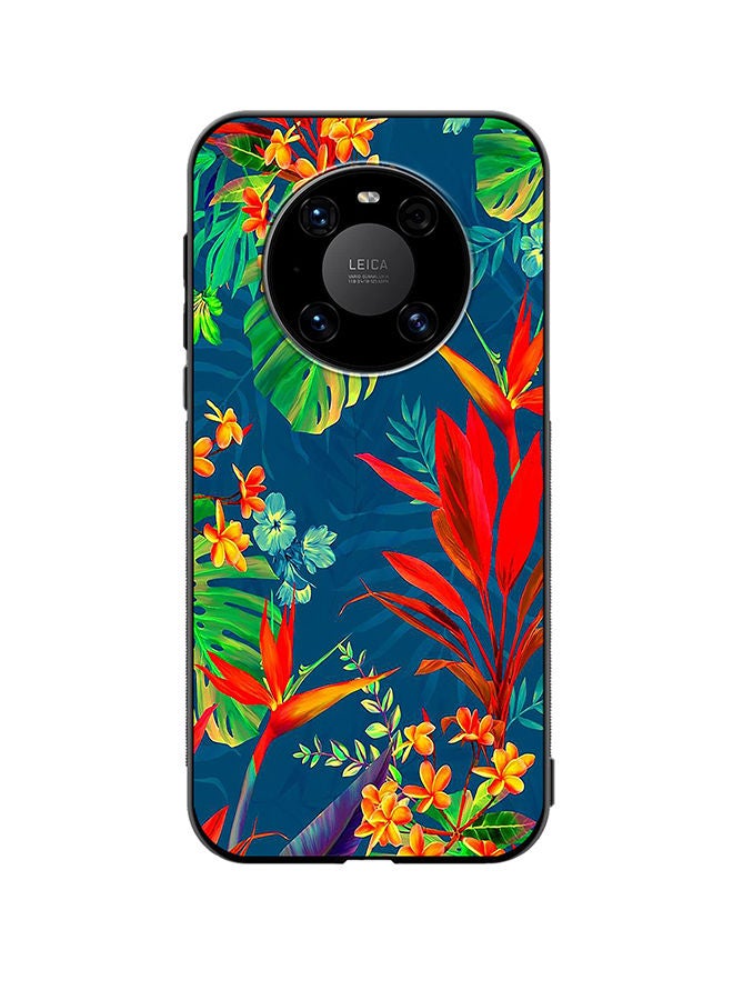 VR CREATIVE Protective Case Cover For Huawei Mate 40 Flower Design Multicolour - Image 1