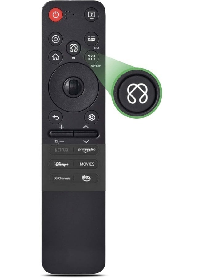 Flyview New Remotes Original MR25GA Magic Remote Compatible with 2025 LG TVs Includes AI, Pointer and Voice - Image 1