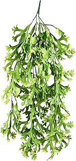Vickerman Everyday Artificial Staghorn Fern Hanging Bush 30 Inch - Faux Greenery Floral Arrangements Decoration - Image 1