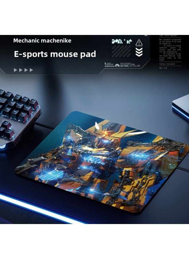 Generic - Gundam Cartoon Mouse Pad Game Mat Small Computer Table Mat Precision Lock Edge Desk Mat Mat-Color:300*250*5mm-Pattern:F-A5-07 - Image 1