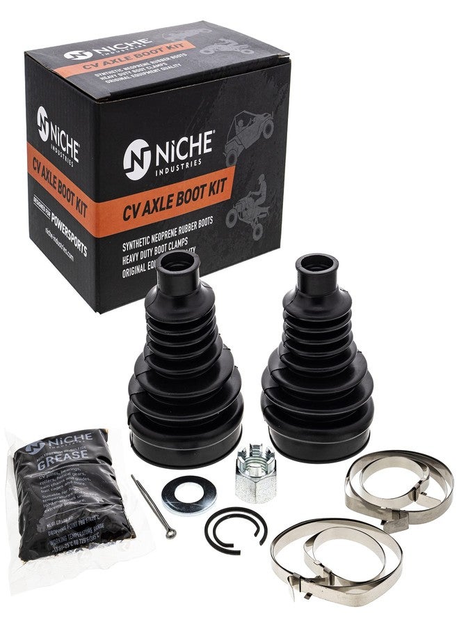 NICHE Rear CV Axle Boot Kit For Polaris 2203336 Sportsman 500 800 X2 500 700 - Image 1