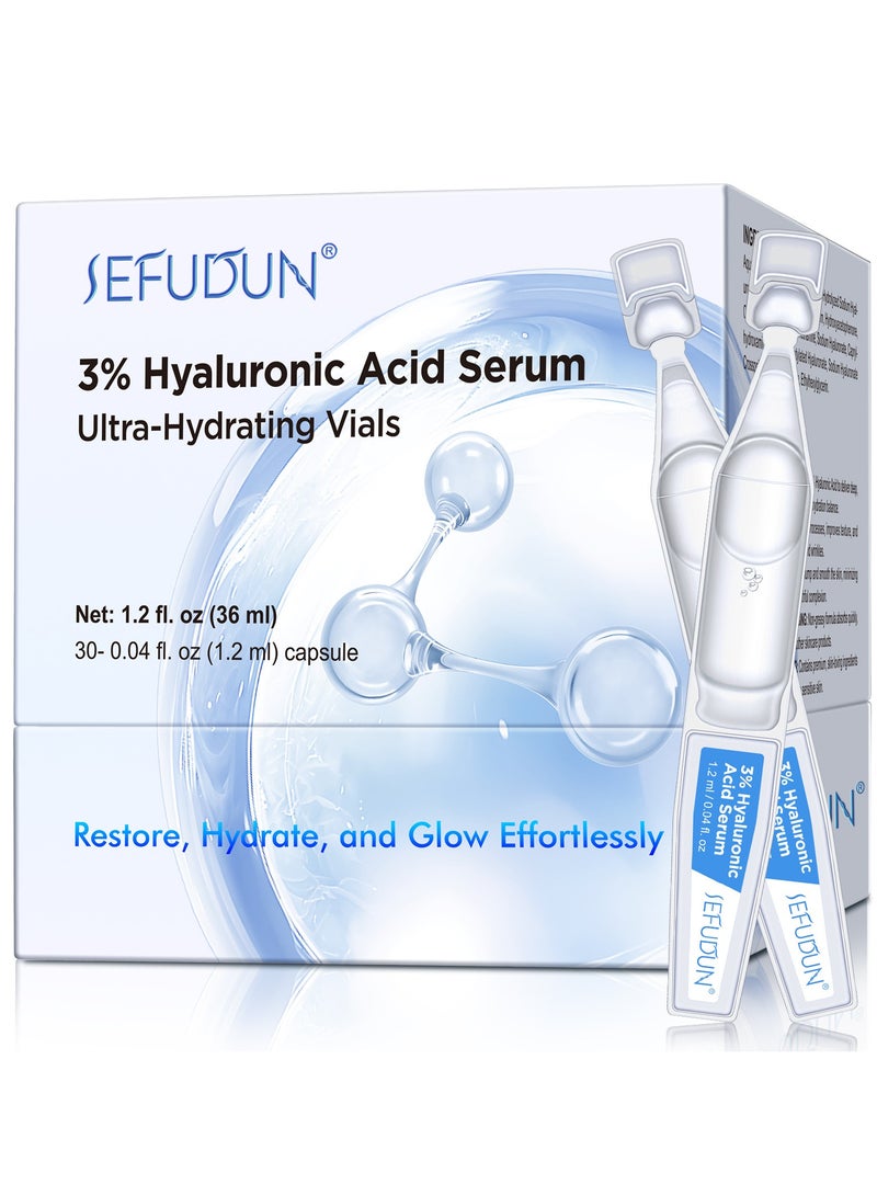 سيفودون سيروم حمض الهيالورونيك لترطيب الوجه من سيفودون (30 زجاجة، كل زجاجة 36 مل) - Image 2