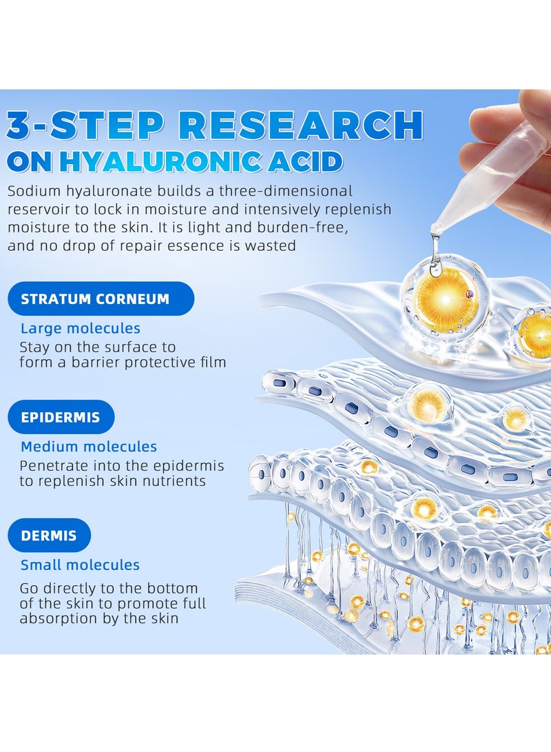 سيفودون سيروم حمض الهيالورونيك لترطيب الوجه من سيفودون (30 زجاجة، كل زجاجة 36 مل) - Image 3