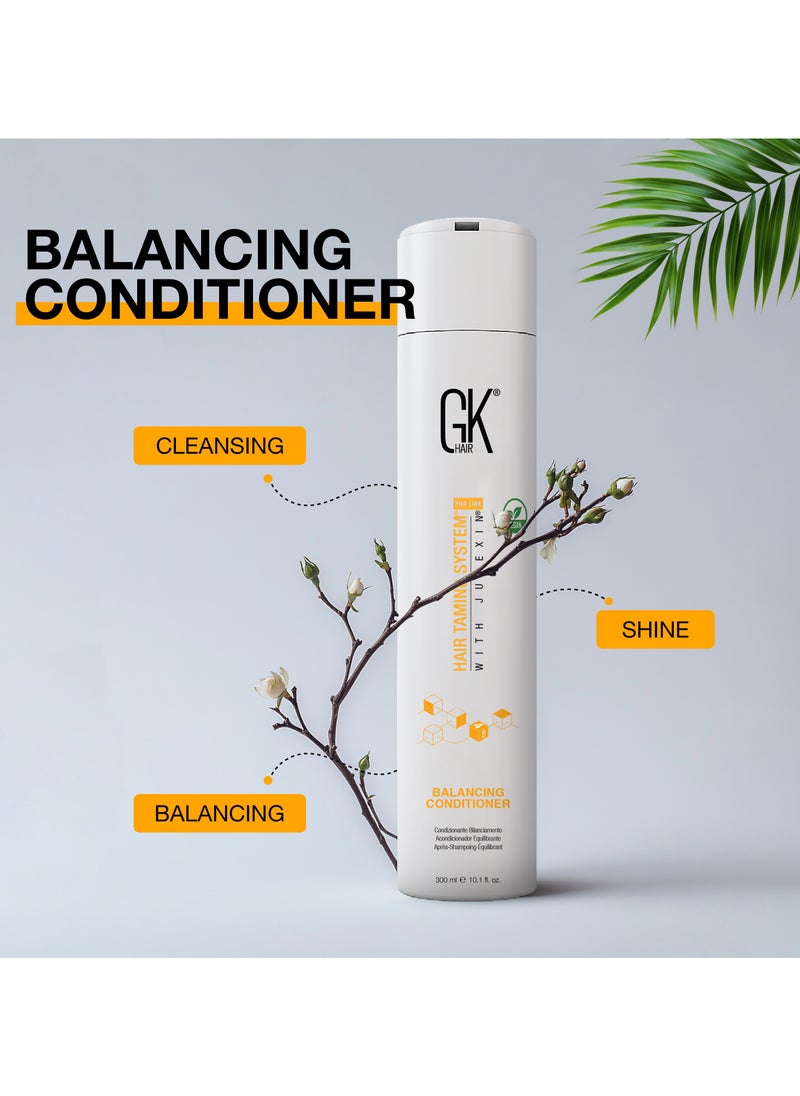 GK Hair - Balancing Conditioner (10.1 Fl Oz/300ml) For Oily & Color Treated Hair Daily Use After Shampoo Conditioning Deep Cleanser & Impurities Remover Restores pH Levels - Image 1