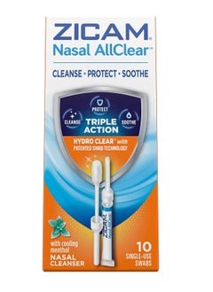 ZICAM Nasal AllClear Triple Action Nasal Cleanser with Cooling Menthol 