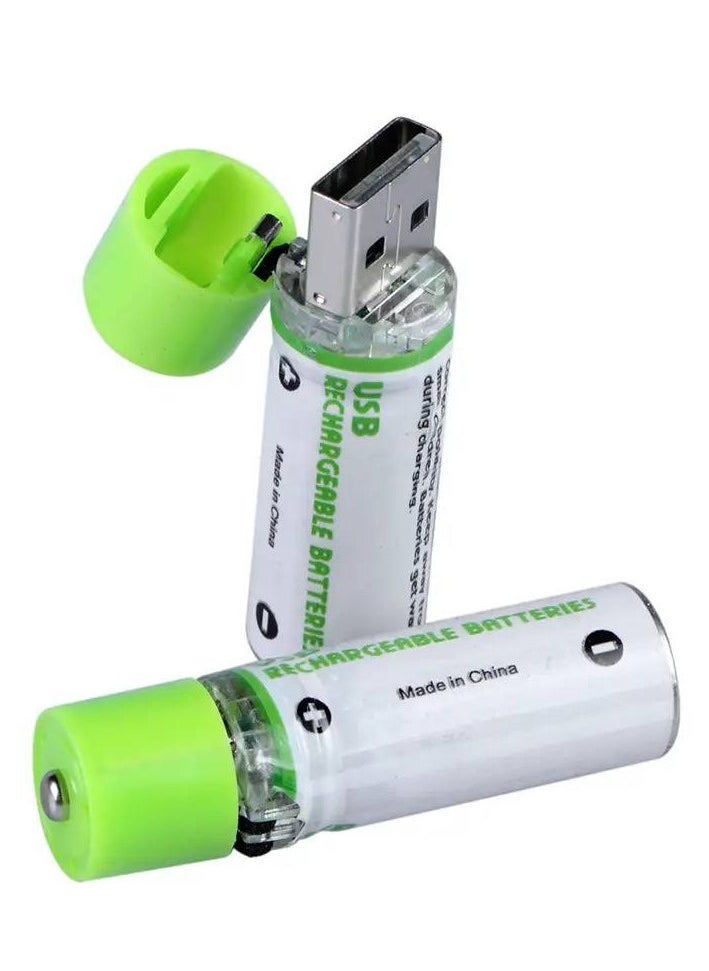 Generic - USB Rechargeable AA Batteries - Set of 2 Pieces - Image 1