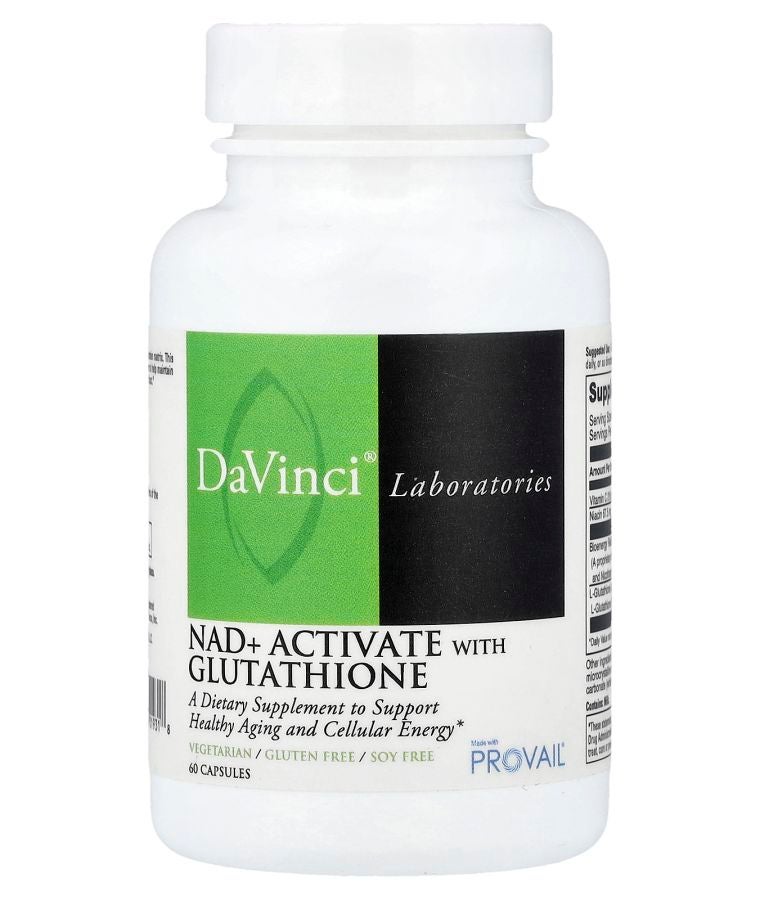 DaVinci Laboratories NAD + Activate with Glutathione 60 Capsules