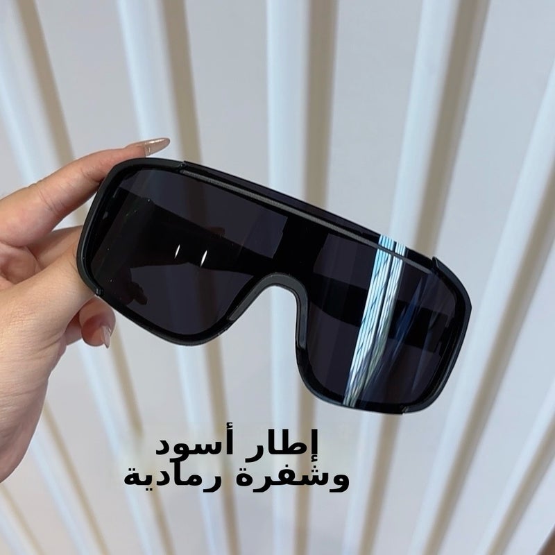 نظارات شمسية رياضية فاخرة للرجال والنساء - إطار خفيف الوزن من البولي كربونات بحماية UV400، نظارات ركوب دراجات مقاومة للرياح مع تصميم مانع للانزلاق، مناسبة للقيادة والركض والأنشطة الخارجية