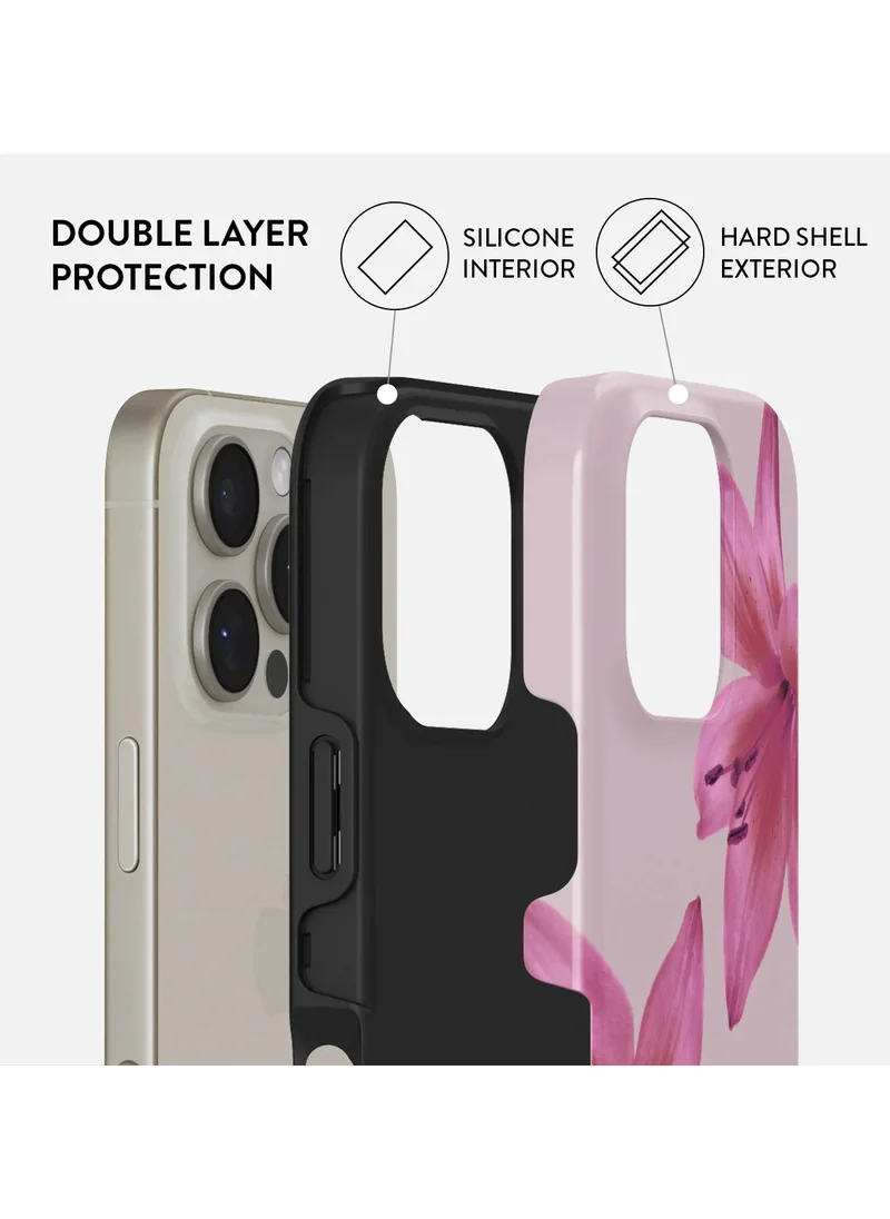 بورجا جراب iPhone 16 Pro، قطعتان من الغلاف الصلب + جزء داخلي من مادة TPU، ممتص للصدمات، يمكن الوصول إلى جميع المنافذ، إطار مرتفع لحماية الشاشة والكاميرا، طباعة عالية الجودة لا تتلاشى أبدًا، جمال هش