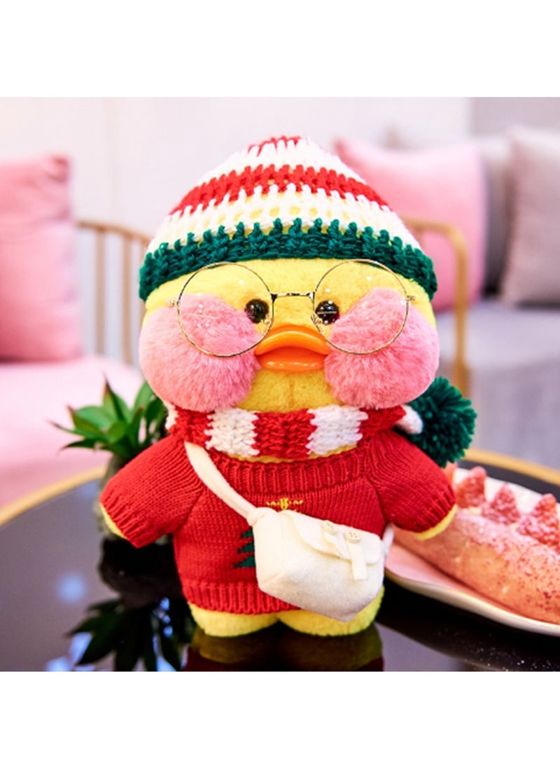 Cutie Cute Kawaii Plush Soft Duck Doll Korean Netred Supports Hyaluronic Acid Small Duck Doll Children's Toy For Birthday Gift 30cm  - Image 1