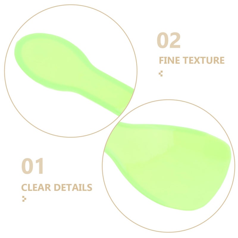 Mini Green Disposable Ice Cream Spoons 10cm For Tasting Desserts Yogurt Pudding Parties Events 100 Pieces - Image 4
