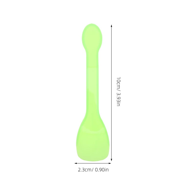 Mini Green Disposable Ice Cream Spoons 10cm For Tasting Desserts Yogurt Pudding Parties Events 100 Pieces - Image 3