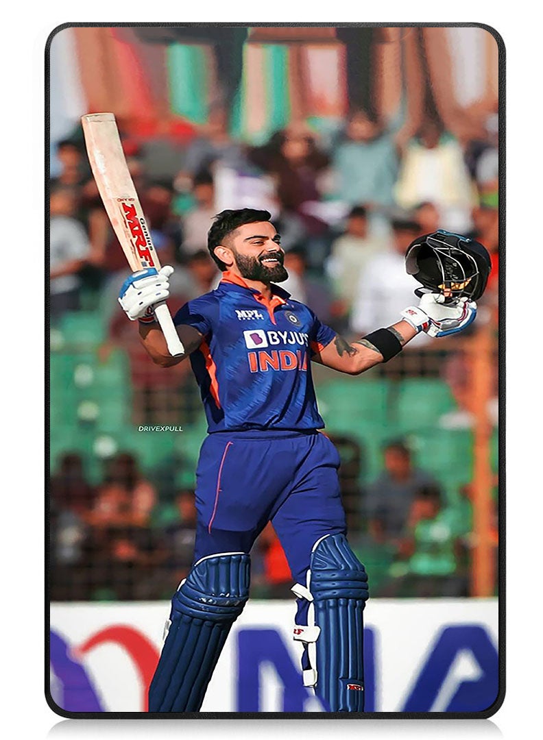 Theodor Protective Flip Case For Apple iPad Pro 13 (2024) With Trifold Stand Auto Wake Sleep Shockproof Cover Virat Kholi 1 - Image 1