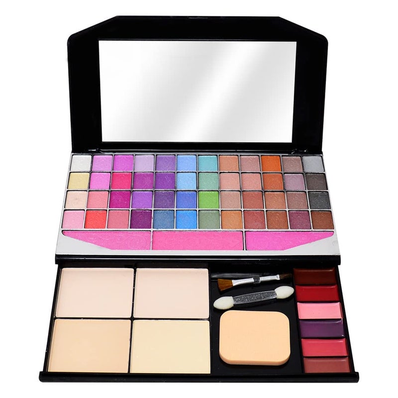 T.Y.A GOOD CHOICE INDIA Makeup Kit, 24 Eyeshadow, 2 Blusher, 4 Compact, 8 Lip Color, (6054-1), 80g With Hand Cleanser Sanatizer - Image 5