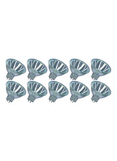 Osram 10-Piece Decostar 51S Halogen Lamp 12V 20W 36 Degree GU5.3 44860 WFL Light Bulb  - Image 1