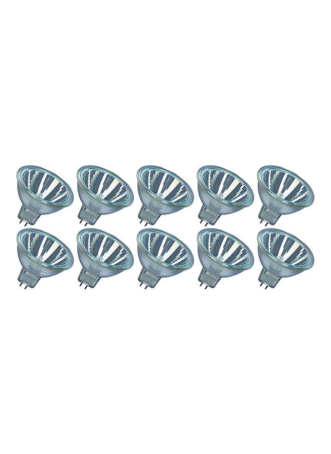 Osram 10 قطع من مصابيح هالوجين Decostar 51S 12 فولت 20 وات 36 درجة GU5.3 44860 WFL  - Image 1