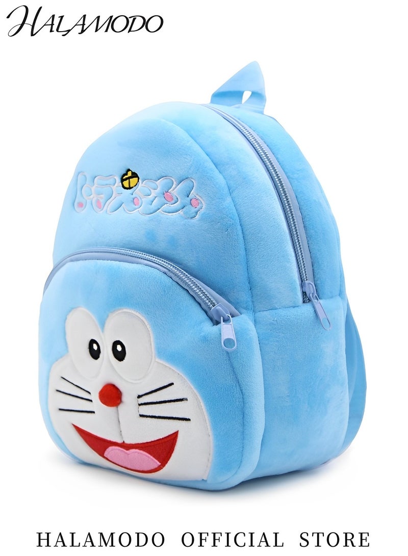 HALAMODO Toddler Backpack Toddler Bag Soft Plush Animal Cartoon Mini Outdoor Travel Bag Mini Book Bag Schoolbag Daycare Bag for Baby Girl Boy 1-3 Years  - Image 2