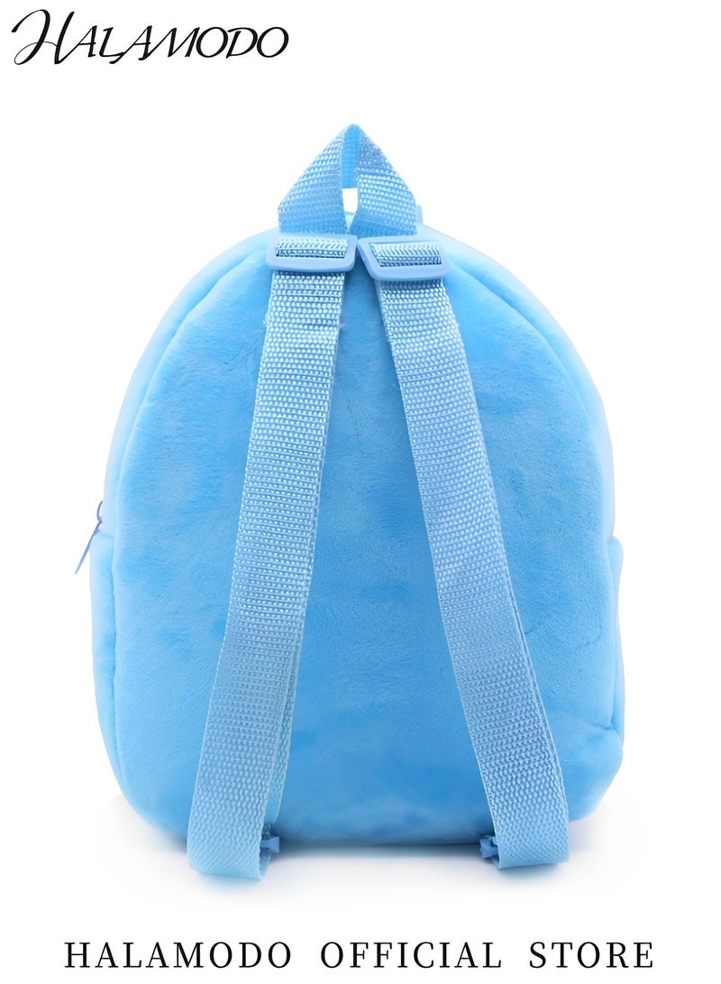HALAMODO Toddler Backpack Toddler Bag Soft Plush Animal Cartoon Mini Outdoor Travel Bag Mini Book Bag Schoolbag Daycare Bag for Baby Girl Boy 1-3 Years  - Image 4