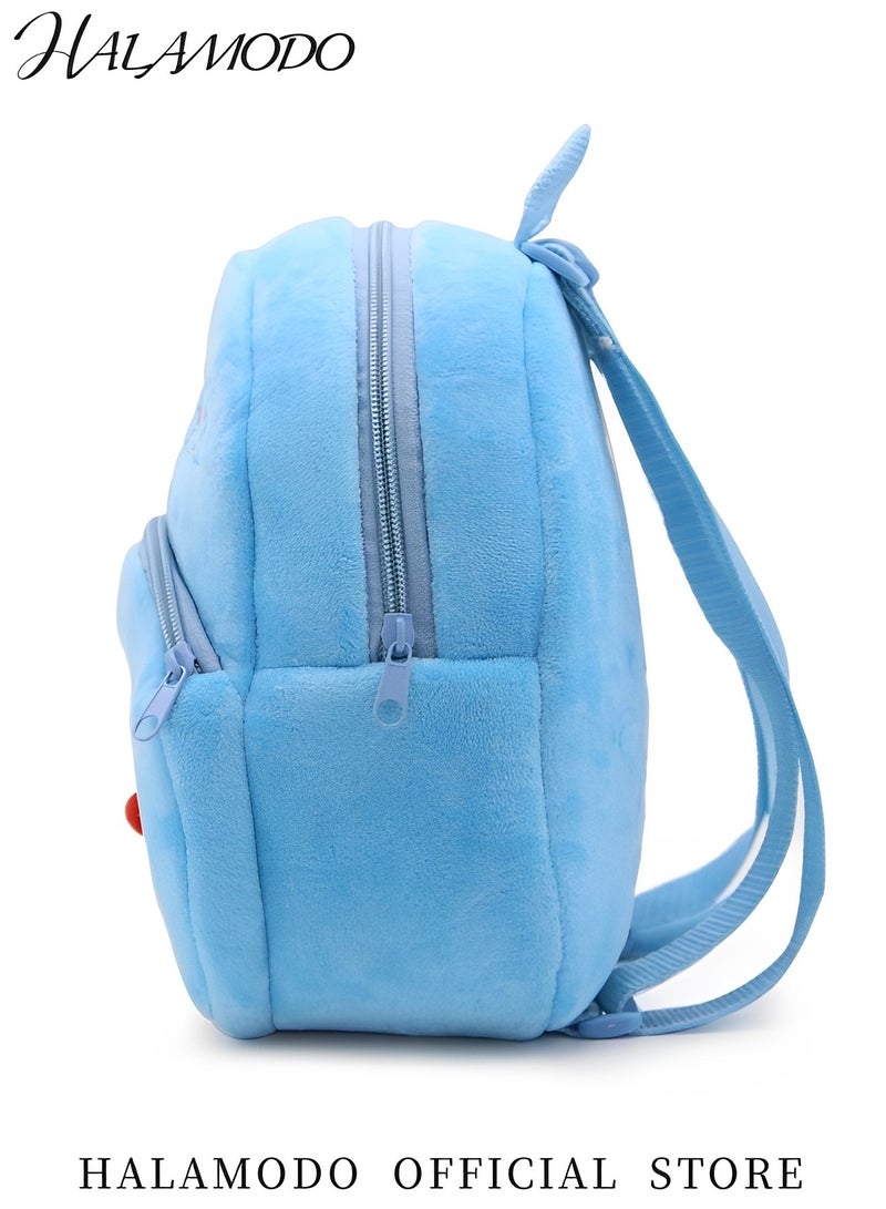 HALAMODO Toddler Backpack Toddler Bag Soft Plush Animal Cartoon Mini Outdoor Travel Bag Mini Book Bag Schoolbag Daycare Bag for Baby Girl Boy 1-3 Years  - Image 3