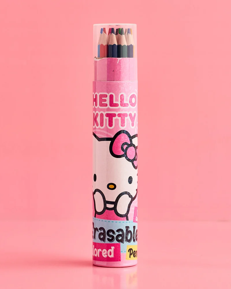 Redtag Pink 12 Colours Pencil Set