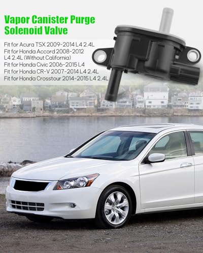 JUQAFY Vapor Canister Purge Solenoid Valve Fit for Acura TSX 20092014 Fit for Honda Accord 20082012Civic 20062015CRV 20072014Crosstour 2014 20151362007020 36162RRAA01 - Image 3