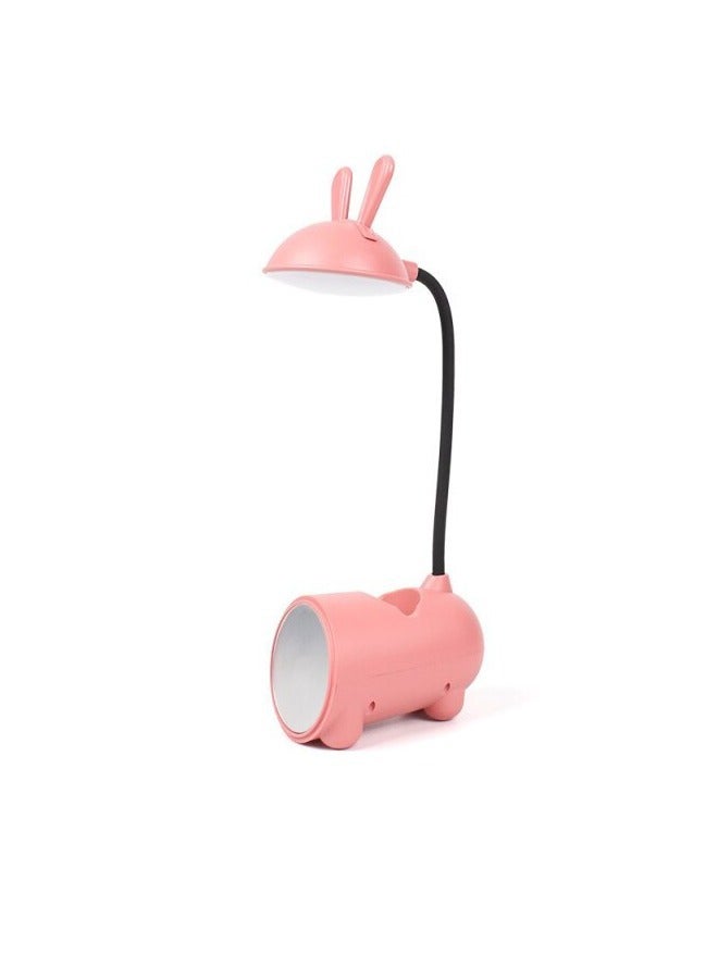 Raffine New Rabbit USB Charging Students Holder Mirror Touch Desk Lamp LED Dimming Night Light - Image 2