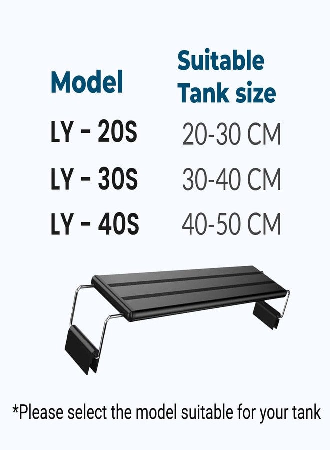 Scroll Store LED Aquarium Light, Ultra Thin Stent Lamp for Fish Tank | Energy Efficient, Bright White & Blue Light for All Aquariums (LY 20S - 20-30 CM) - Image 5