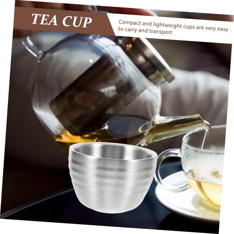 Reusable Stainless Steel Wine Cup For Parties Camping Outdoor Silver Easy Clean - Image 4