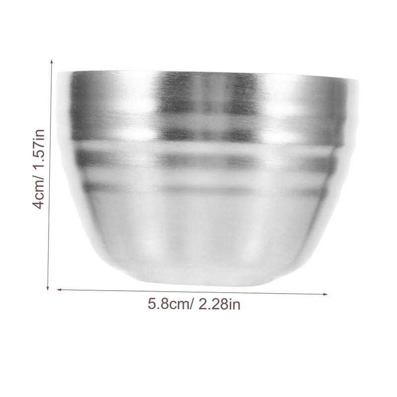 Reusable Stainless Steel Wine Cup For Parties Camping Outdoor Silver Easy Clean - Image 3