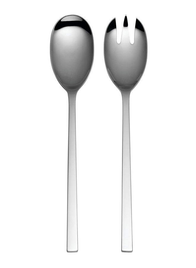 Oneida Chefs Table Salad Servers, 1.00 LB, Metallic