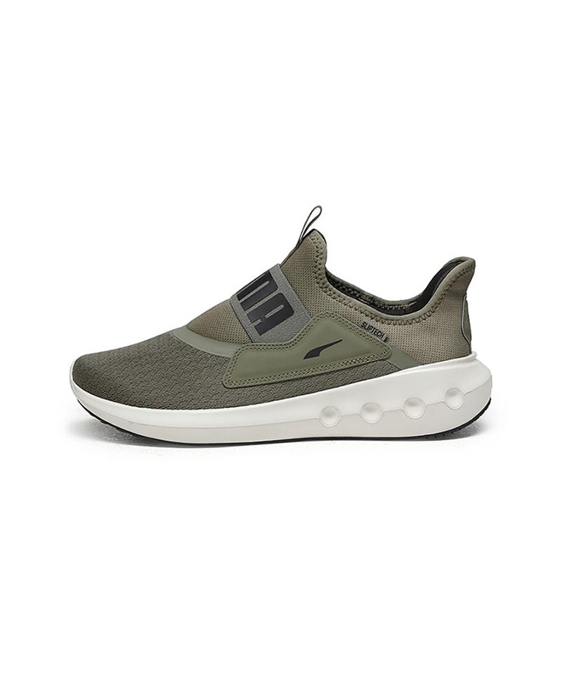 Puma, Unisex-Adult, Softride Carson Sliptech II, Olive-Alpine Snow-Black, Running Shoe, 10UK, (31172409) - Image 2