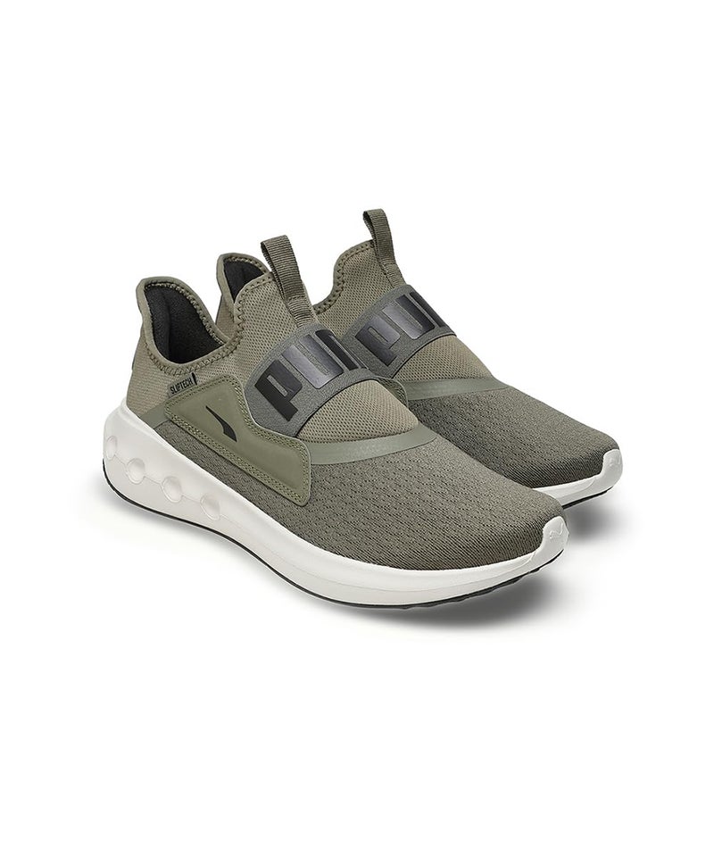 Puma, Unisex-Adult, Softride Carson Sliptech II, Olive-Alpine Snow-Black, Running Shoe, 10UK, (31172409) - Image 5