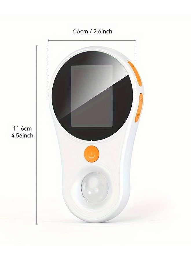 White Portable Handheld Digital Microscope 500X Magnification For Maintenance Welding - Image 1