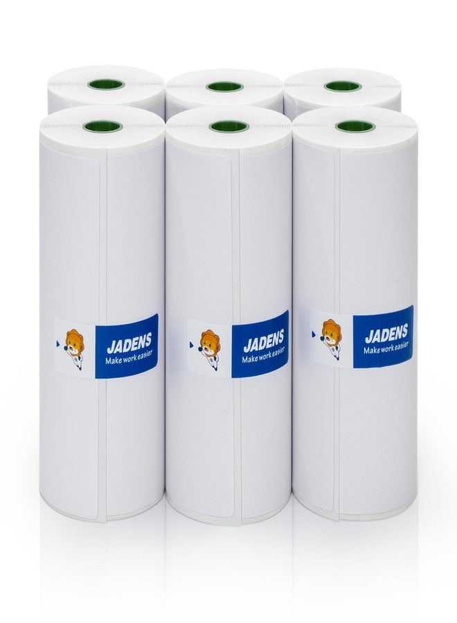 JADENS 6 Rolls Thermal Label Paper, 4×6'' Compatible with C10 - Image 1