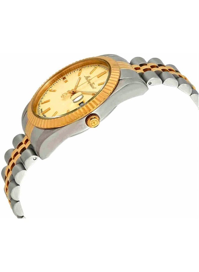 Mathey-Tissot ساعة ماتهي-تيسو روللي III بقرص ذهبي للرجال H810BDI - Image 2