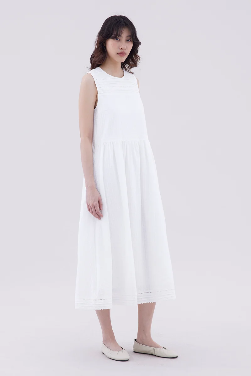 ذا اديتورز ماركت Melise Pin-Tuck Dress
