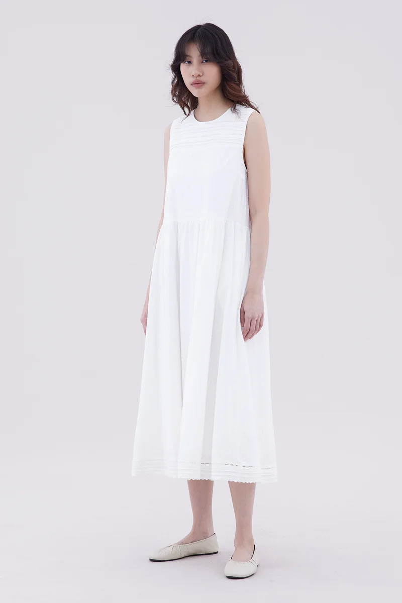 ذا اديتورز ماركت Melise Pin-Tuck Dress