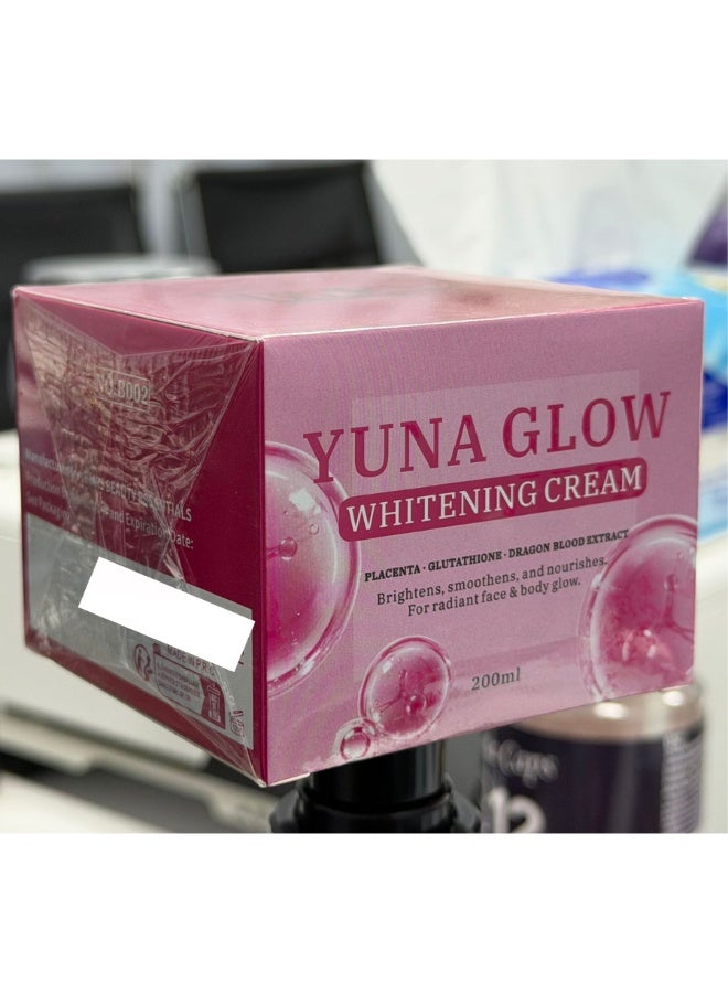 Bmrs yuna glow whitening cream 200ml - Image 2