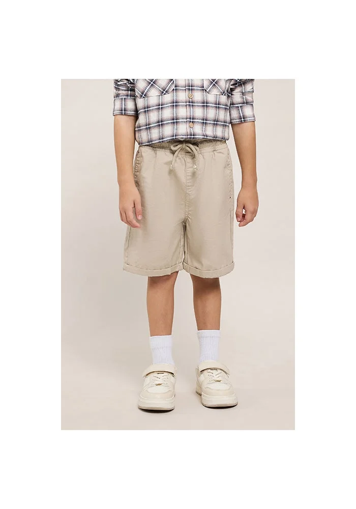 R&b Solid Shorts with Drawstring Waist