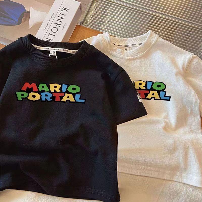 Cotton Children'S Summer Short-Sleeved T-Shirt New Korean Style Ins Baby Cartoon Printed Round Neck Half-Sleeved Top - Image 5