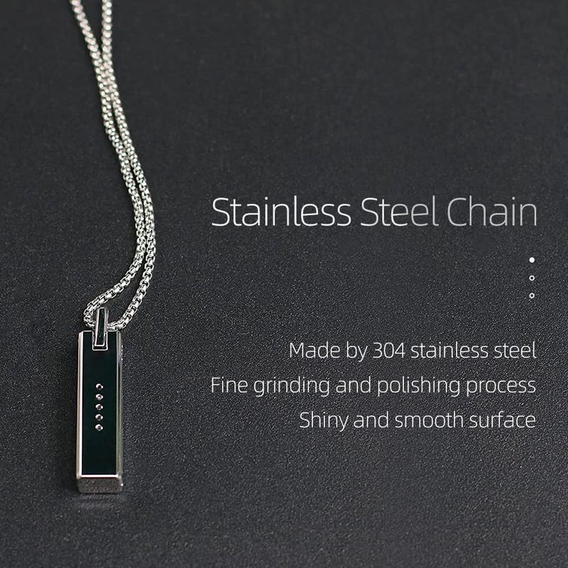 MIJOBS Necklace Compatible with Fitbit Flex 2 Band Stainless Steel Pendant Metal Accessory - Image 3